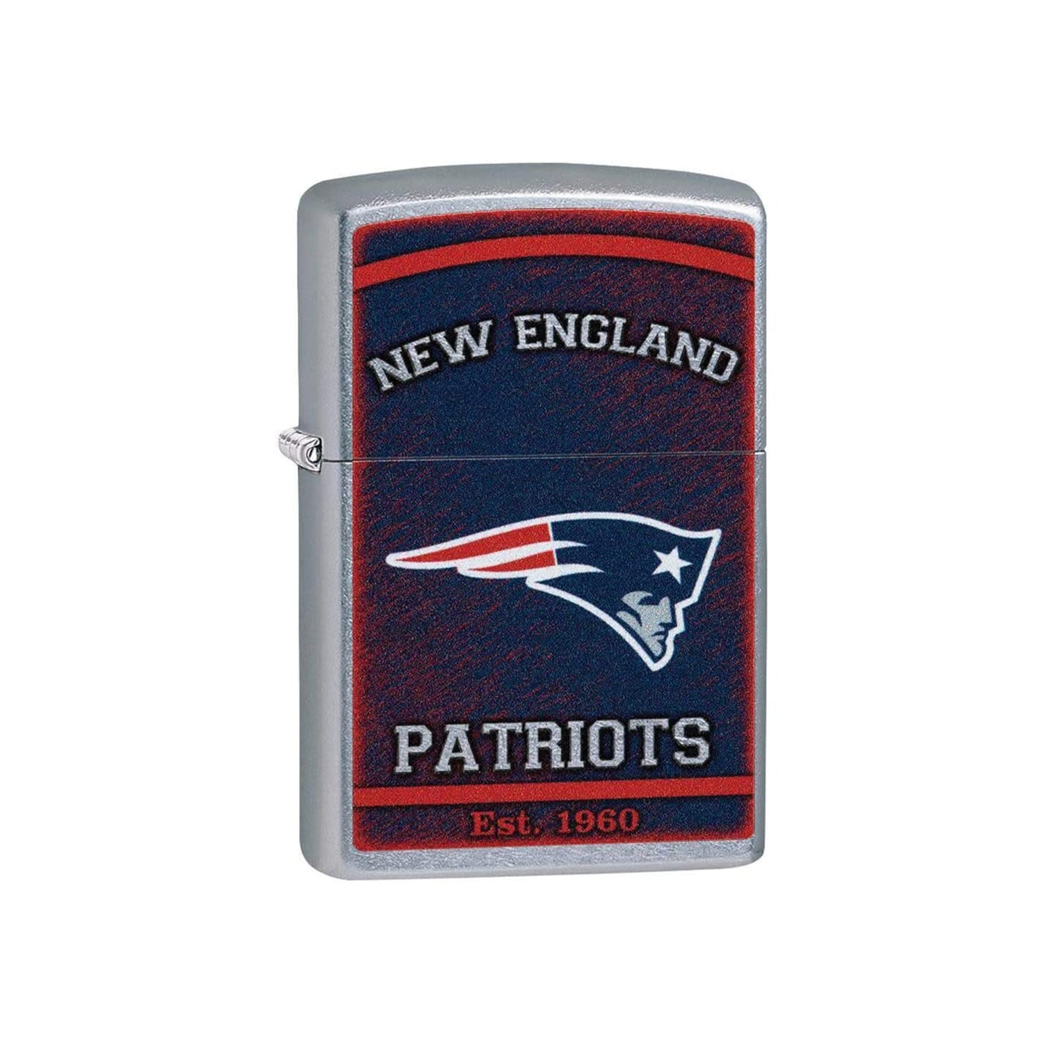 Zippo NFL New England Patriots Helmet Street Chrome Windproof Lighter