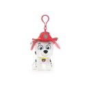 Paw Patrol Marshall Mochila Clip Peluche Animal Perro, Amarillo, 4" 