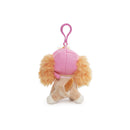Paw Patrol Skye Backpack Clip Plush Stuffed Animal Dog, Pink, 4", Multi-colored, Small