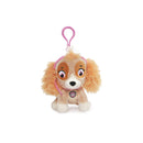 Paw Patrol Skye Backpack Clip Plush Stuffed Animal Dog, Pink, 4", Multi-colored, Small
