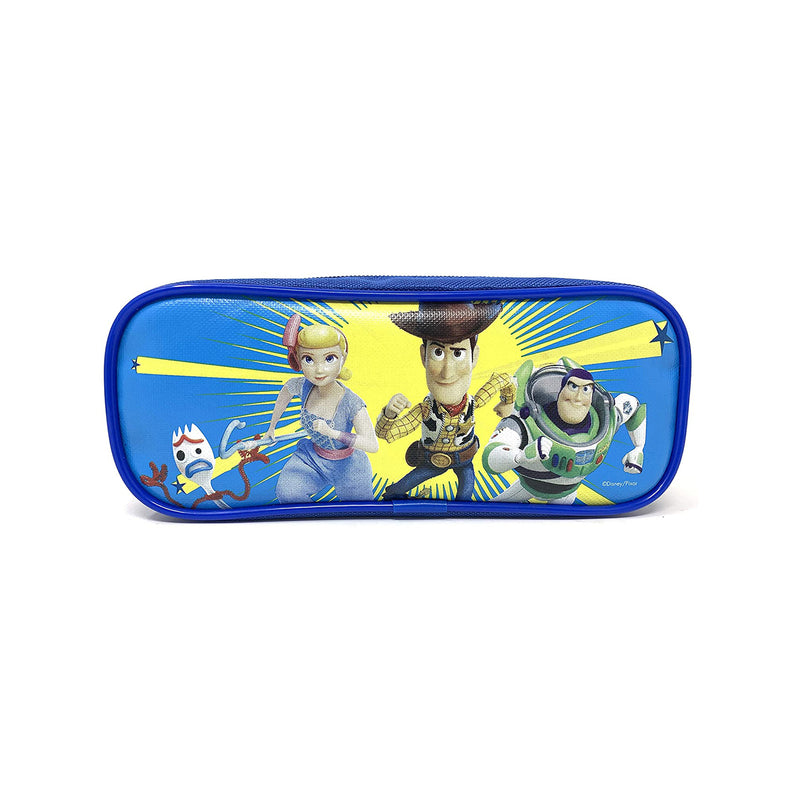 Disney Mickey Mouse Character Single Zipper Blue Pencil Case