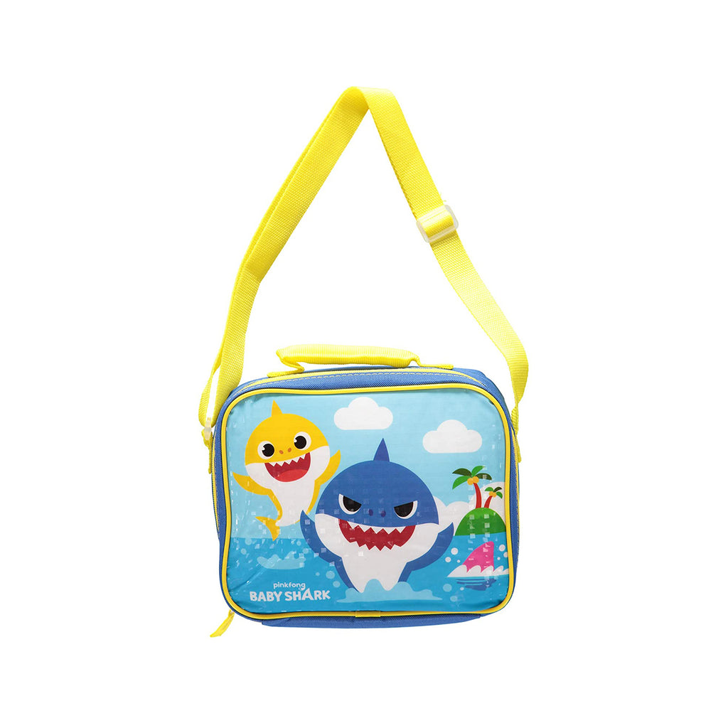 Baby Shark SHARKS 3 Bag with Strap Lunch Box, small, Blue