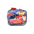 Disney Cars "Speed Central" Soft Rectangle Lunch Bag with Top Handle and Shoulder Strap