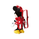 Disney Little Girls' Minnie Plush 3D Mochila, Rojo, Talla única 