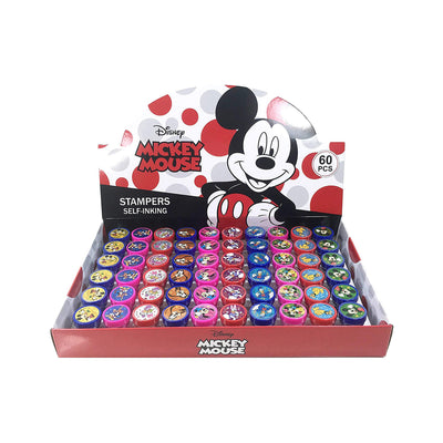 (60ct) Disney Mickey Mouse Stamps Stampers Self-Inking Birthday Party Favors