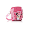 Disney Mickey Mouse Wallet Tote Utility Bolso de hombro con correa para el hombro rosa 