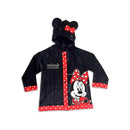 Disney Minnie Rain Poncho Coat Jacket Slicker 2T-4T Black