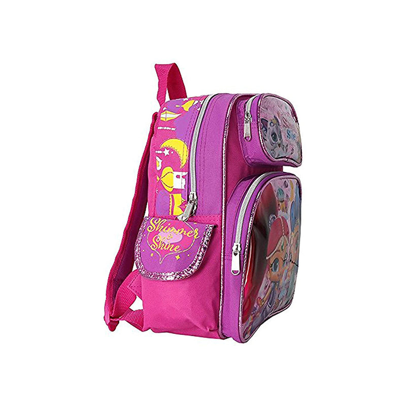Disney Shimmer And Shine Kids 12 Small Toddler School Backpack Canvas