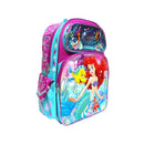 Disney The Little Mermaid Ariel 16" Large School Backpack Girl's Book Bag