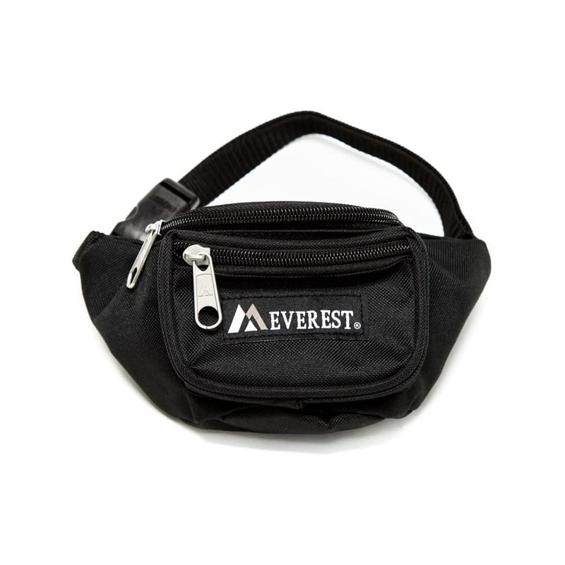 Everest Signature Waist Pack-Standard, Black, One Size