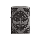 Zippo Silver Metal Tree of Life Pocket Lighter