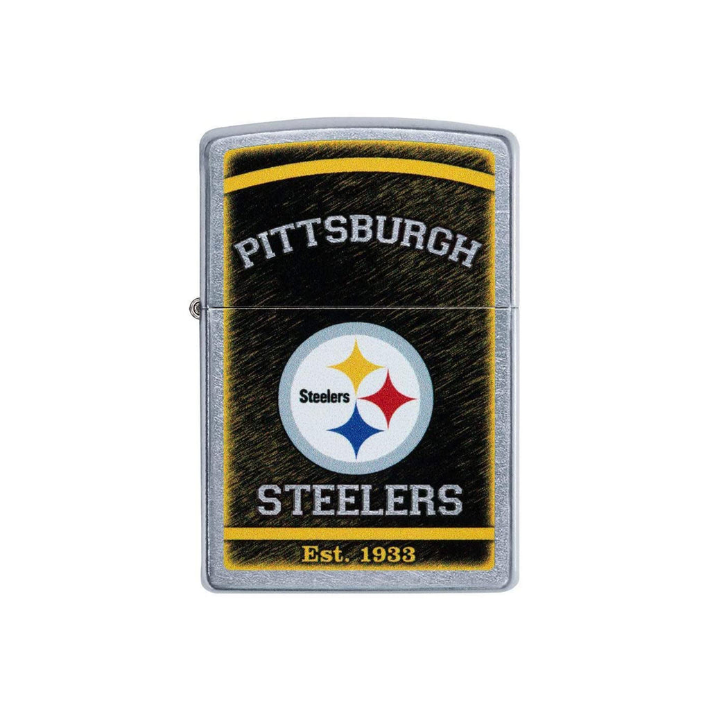 Zippo NFL Pittsburgh Steelers Helmet Street Chrome Windproof Lighter