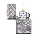 Zippo Chrome Eagle Lighters