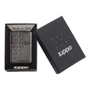 Zippo Black Ice Armor Filigree Lighters