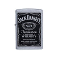 Zippo Jack Daniel's Tennessee Whiskey Label Street Chrome Lighters