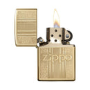 Zippo Brass Windy Logo Design Lighters
